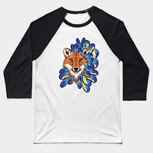 Little fox in the flower Baseball T-Shirt